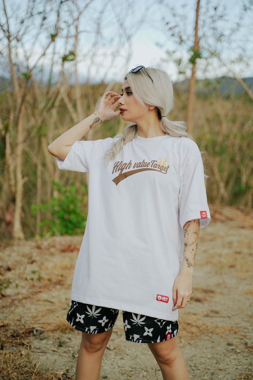 HIGH VALUE TARGET "LEGALIZE" White CVC Cotton Unisex T-Shirt