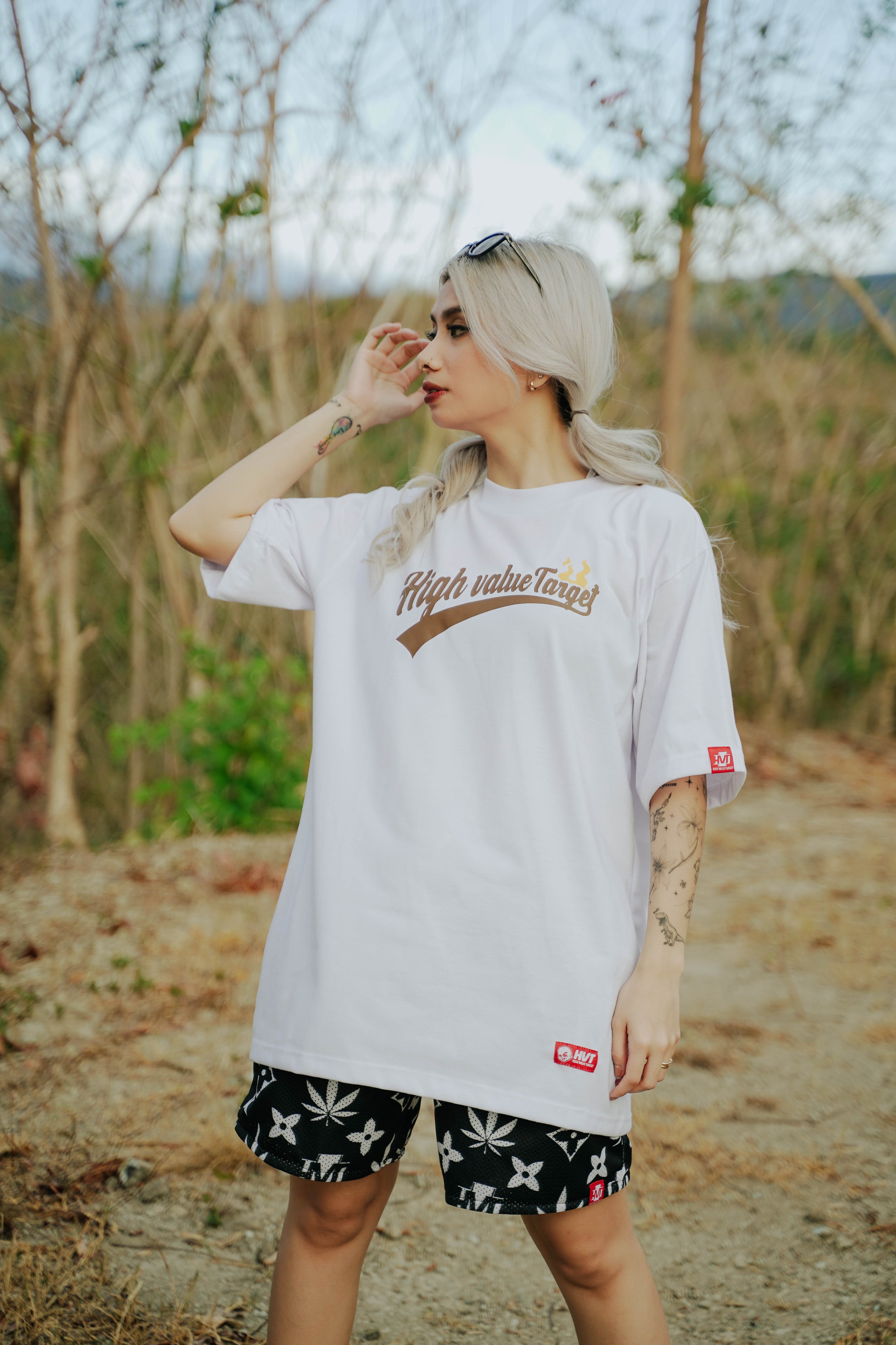 HIGH VALUE TARGET "LEGALIZE" White CVC Cotton Unisex T-Shirt