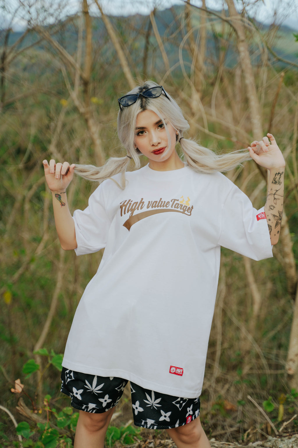 HIGH VALUE TARGET "LEGALIZE" White CVC Cotton Unisex T-Shirt
