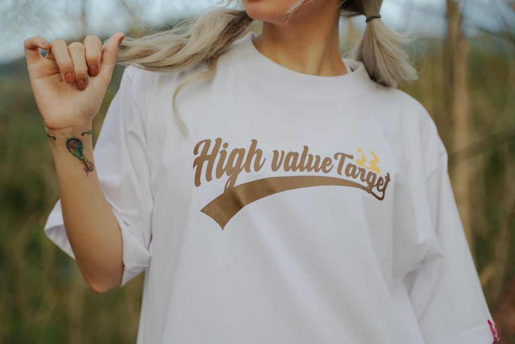 HIGH VALUE TARGET "LEGALIZE" White CVC Cotton Unisex T-Shirt