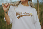 HIGH VALUE TARGET "LEGALIZE" White CVC Cotton Unisex T-Shirt