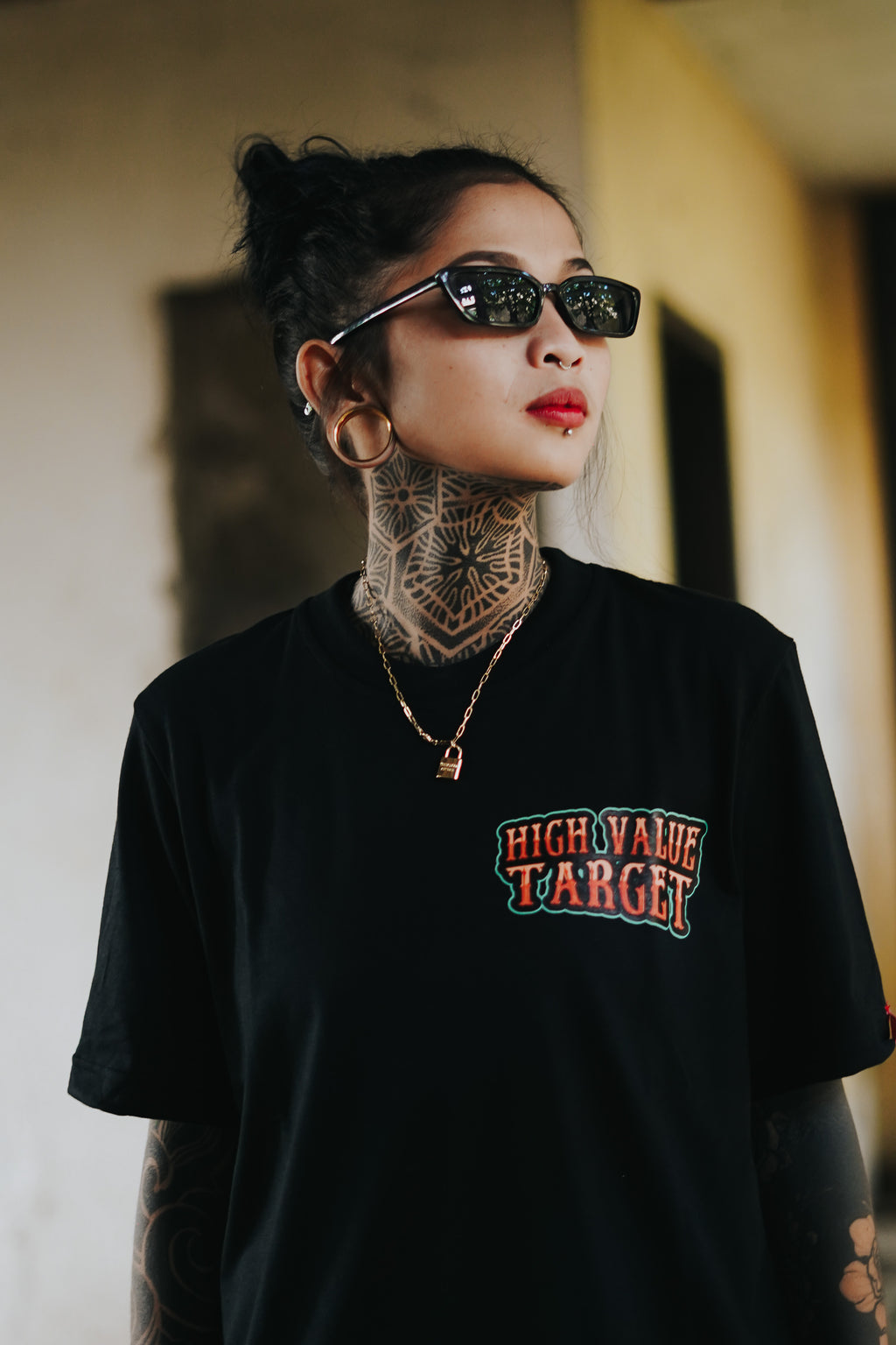 HIGH VALUE TARGET ALL GOODS (BLACK) 100% Cotton T-Shirt
