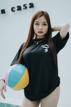 HIGH VALUE TARGET " HVT VACATION MODE ON" BLACK CVC Cotton Unisex T-SHIRT