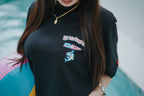 HIGH VALUE TARGET " HVT VACATION MODE ON" BLACK CVC Cotton Unisex T-SHIRT