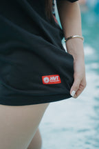 HIGH VALUE TARGET " HVT VACATION MODE ON" BLACK CVC Cotton Unisex T-SHIRT