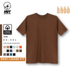 ELK - HVT Premium Quality Oversized Plain Crewneck T-shirts - Unisex Heavy Hybrid Soft Cotton Shirts - Menswear and women Casual Tshirt, PURE Cotton