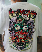 HIGH VALUE TARGET - ESCAPE LIFE (White) CVC Cotton T-Shirt - Small to 5XL sizes