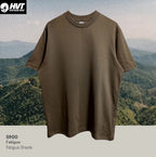 FATIGUE - HVT Premium Quality Oversized Plain Crewneck T-shirts - Unisex Heavy Hybrid Soft Cotton Shirts - Menswear and women Casual Tshirt, PURE Cotton
