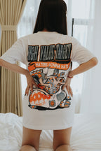 HIGH VALUE TARGET "HATERS GONNA HATE" WHITE CVC COTTON UNISEX T-SHIRT