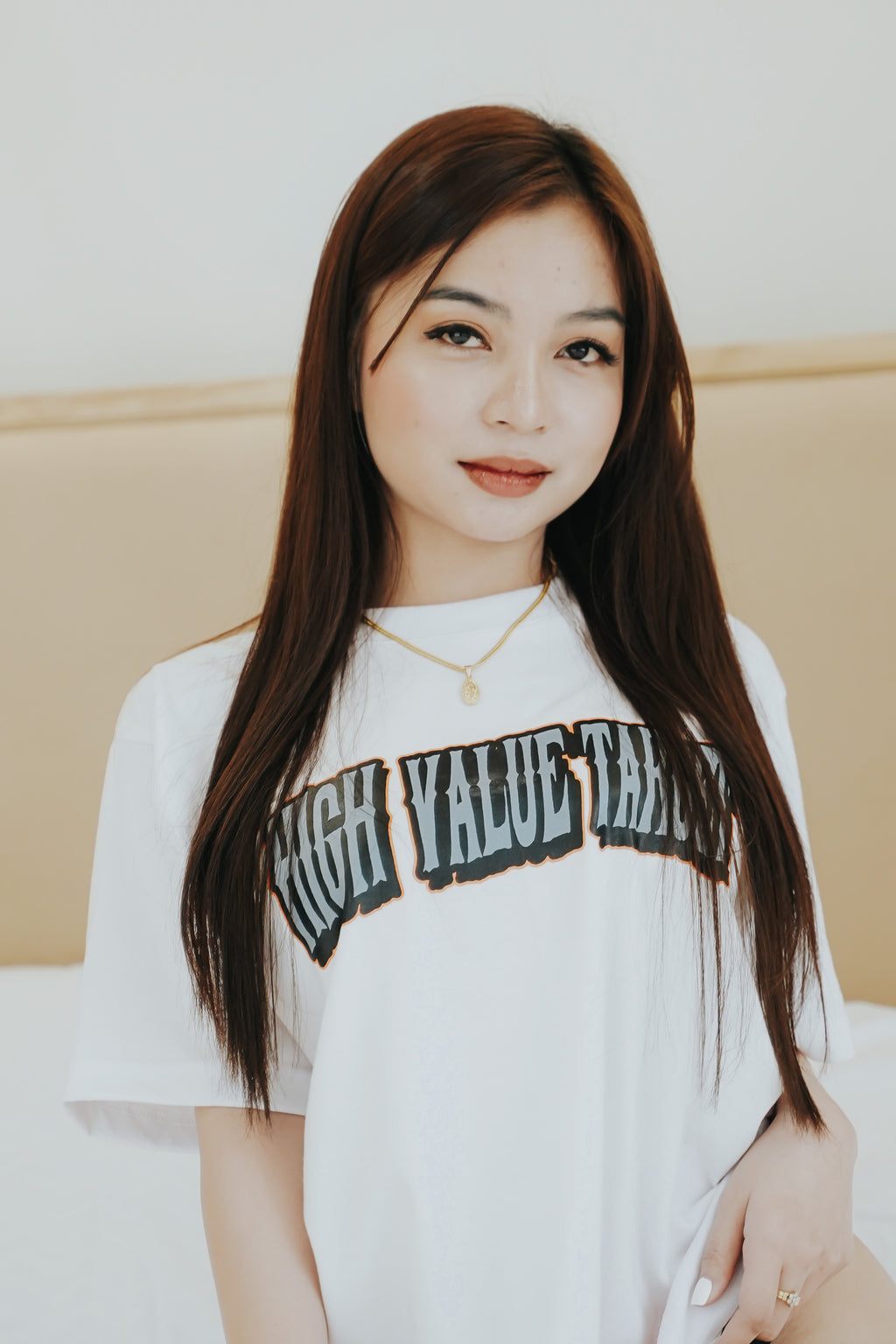 HIGH VALUE TARGET "HATERS GONNA HATE" WHITE CVC COTTON UNISEX T-SHIRT
