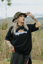 HIGH VALUE TARGET "HIGH RIDES" Black CVC Cotton Unisex T-Shirt