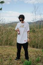HIGH VALUE TARGET "HIGH RIDES" White CVC Cotton Unisex T-Shirt