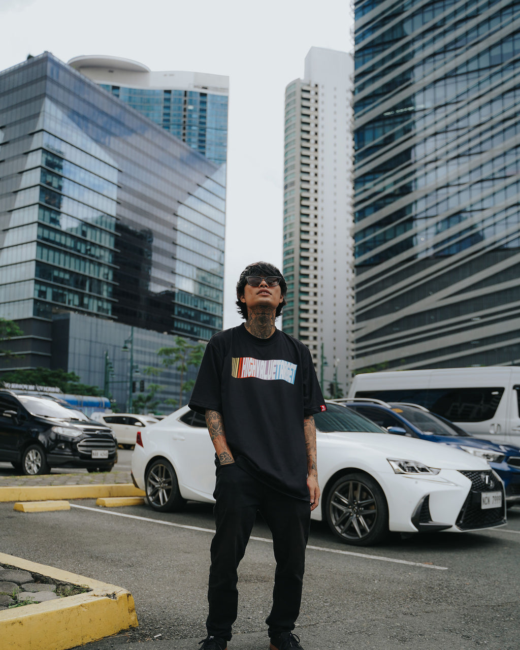 HIGH VALUE TARGET "HUSTLE or NOTHING" HUNTER X (BLACK) CVC PURE Cotton T-Shirt - UNISEX