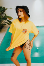 HIGH VALUE TARGET "HVT CHANGE OIL" YELLOW CVC Cotton Unisex T-SHIRT