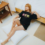 HIGH VALUE TARGET "KEEP YOUR HUSTLE BURNING" BLACK CVC COTTON UNISEX T-SHIRT