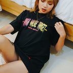 HIGH VALUE TARGET "KEEP YOUR HUSTLE BURNING" BLACK CVC COTTON UNISEX T-SHIRT