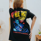HIGH VALUE TARGET "KEEP YOUR HUSTLE BURNING" BLACK CVC COTTON UNISEX T-SHIRT
