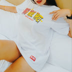 HIGH VALUE TARGET "KEEP YOUR HUSTLE BURNING" WHITE CVC COTTON UNISEX T-SHIRT