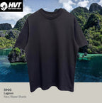 LAGOON - HVT Premium Quality Oversized Plain Crewneck T-shirts - Unisex Heavy Hybrid Soft Cotton Shirts - Menswear and women Casual Tshirt, PURE Cotton