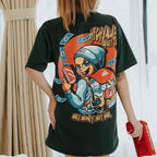 HIGH VALUE TARGET "MAKE MONEY. NOT WAR." MILITARY GREEN CVC COTTON UNISEX T-SHIRT