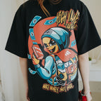HIGH VALUE TARGET "MAKE MONEY. NOT WAR." BLACK CVC COTTON UNISEX T-SHIRT