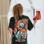 HIGH VALUE TARGET "MAKE MONEY. NOT WAR." MILITARY GREEN CVC COTTON UNISEX T-SHIRT