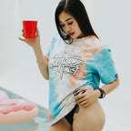 HIGH VALUE TARGET (MULTICOLOR TIE DYE) CVC Cotton Unisex T-Shirt