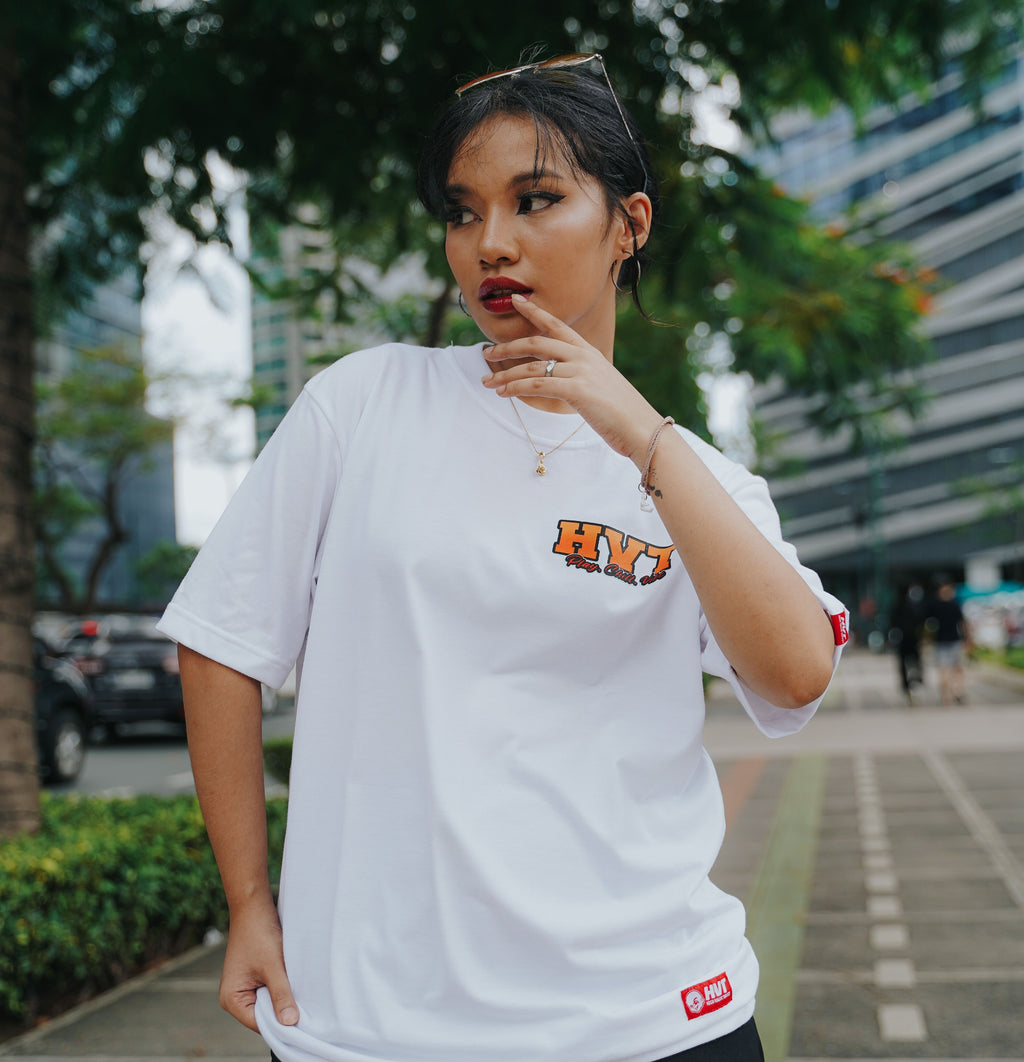 HIGH VALUE TARGET "HVT PLAY.CHILL.VIBE " (WHITE) CVC PURE Cotton T-Shirt - S to 2XL