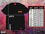HIGH VALUE TARGET "HVT PLAY.CHILL.VIBE " (BLACK) CVC 100% Cotton T-Shirt - S to 2XL