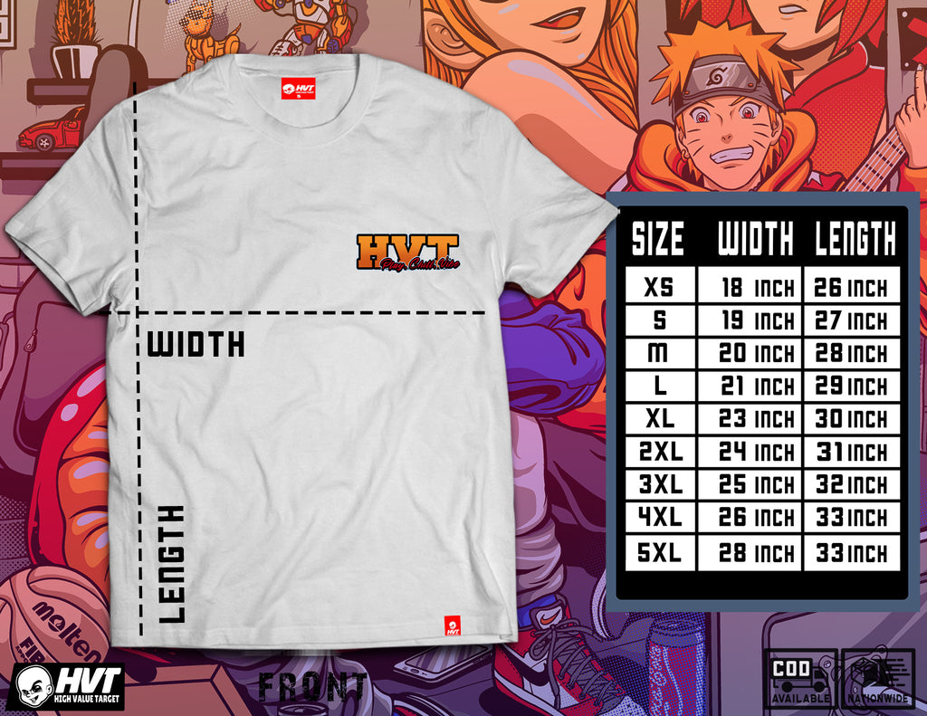 HIGH VALUE TARGET "HVT PLAY.CHILL.VIBE " (WHITE) CVC PURE Cotton T-Shirt - S to 2XL