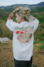 HIGH VALUE TARGET "REST N' CHILL " White CVC Cotton Unisex T-Shirt