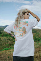 HIGH VALUE TARGET "REST N' CHILL " White CVC Cotton Unisex T-Shirt