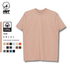 SYRUP - HVT Premium Quality Oversized Plain Crewneck T-shirts - Unisex Heavy Hybrid Soft Cotton Shirts - Menswear and women Casual Tshirt, PURE Cotton