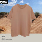 SYRUP - HVT Premium Quality Oversized Plain Crewneck T-shirts - Unisex Heavy Hybrid Soft Cotton Shirts - Menswear and women Casual Tshirt, PURE Cotton