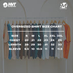 Plain T shirt with size chart guide for casual everyday wear and accurate fit selection