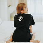 HIGH VALUE TARGET "SPRAY PAINT BIG PRINT" BLACK CVC COTTON UNISEX T-SHIRT