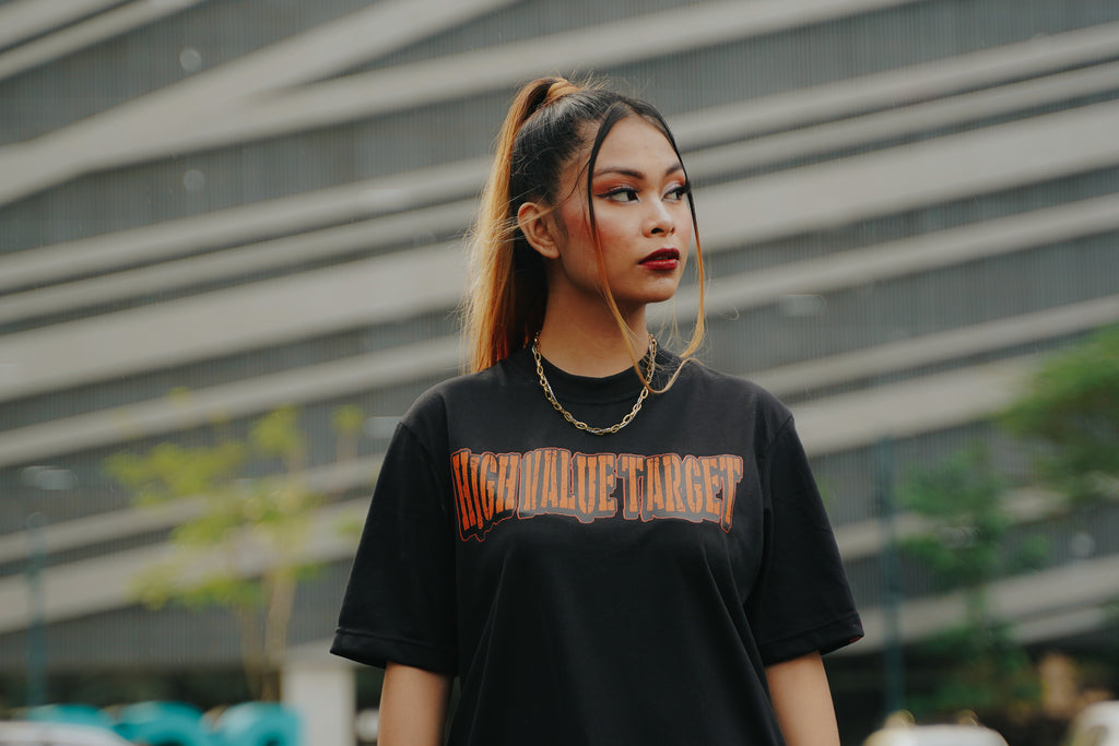 HIGH VALUE TARGET "STAY FOCUSED ON THE MISSION " (BLACK) CVC PURE Cotton T-Shirt - UNISEX