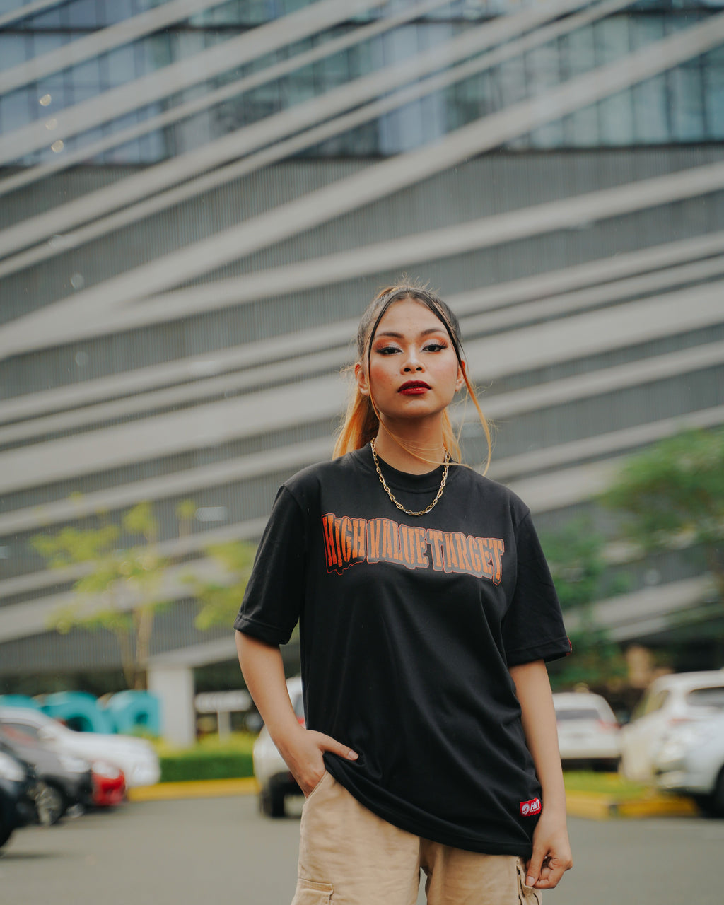HIGH VALUE TARGET "STAY FOCUSED ON THE MISSION " (BLACK) CVC PURE Cotton T-Shirt - UNISEX