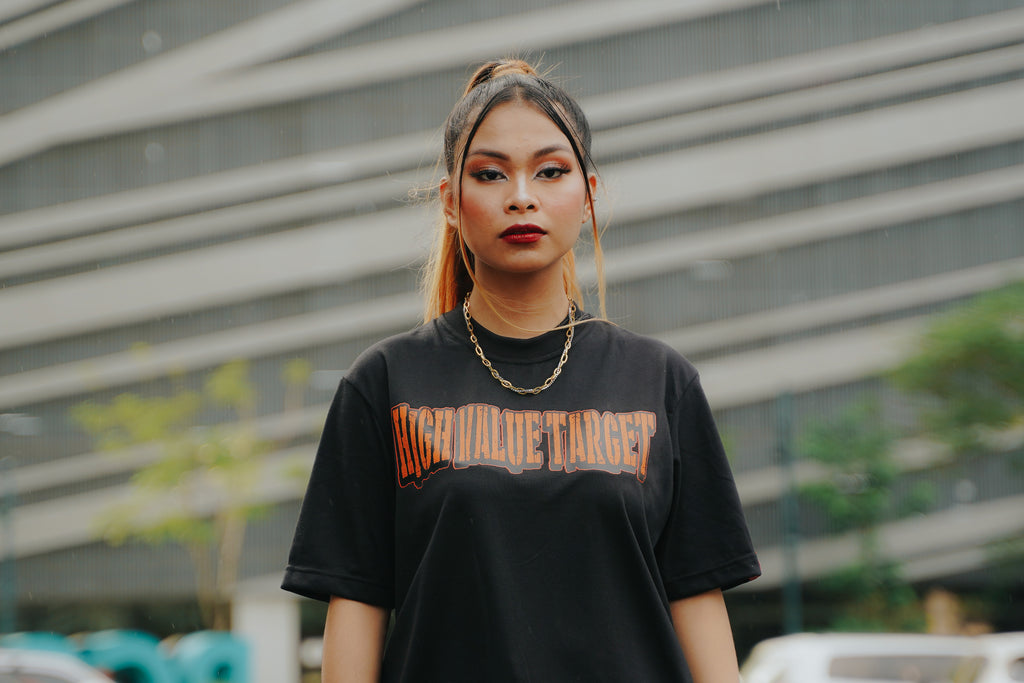 HIGH VALUE TARGET "STAY FOCUSED ON THE MISSION " (BLACK) CVC PURE Cotton T-Shirt - UNISEX