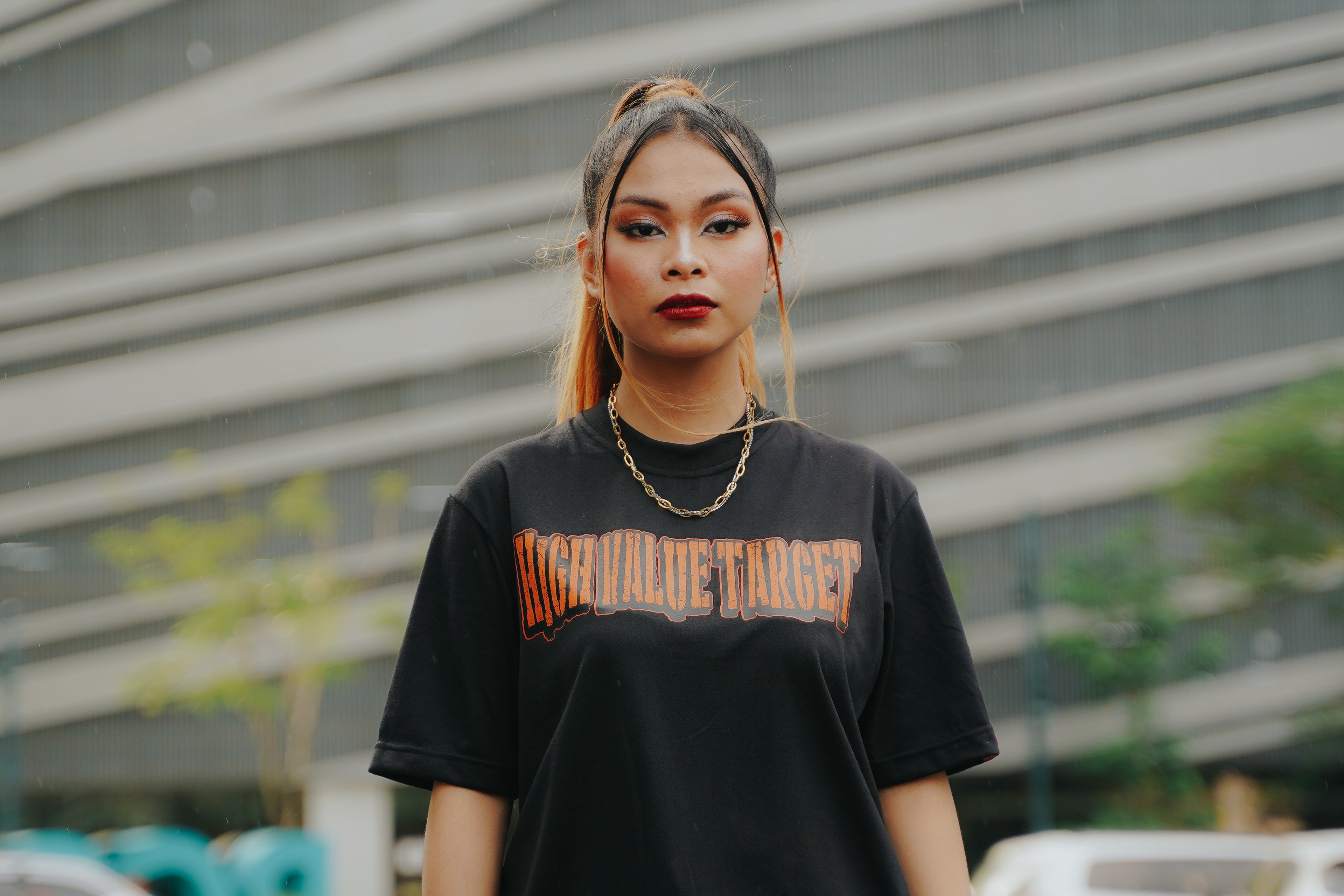 HIGH VALUE TARGET "STAY FOCUSED ON THE MISSION " (BLACK) CVC PURE Cotton T-Shirt - UNISEX
