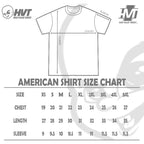HVT Sizes Chart, High Value Target T-shirt Size Chart