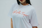 HIGH VALUE TARGET "HVT Tanned and Tipsy" WHITE CVC Cotton Unisex T-SHIRT