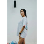 HIGH VALUE TARGET "HVT Tanned and Tipsy" WHITE CVC Cotton Unisex T-SHIRT