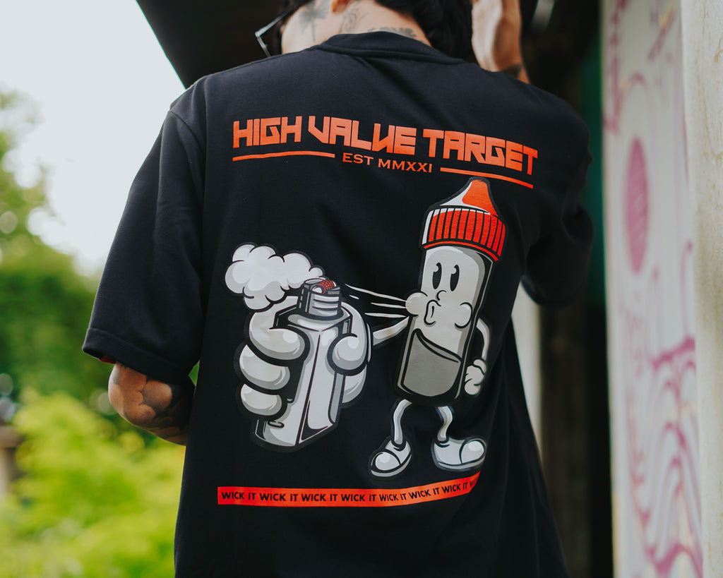 HIGH VALUE TARGET WICK IT (BLACK) CVC Cotton T-Shirt