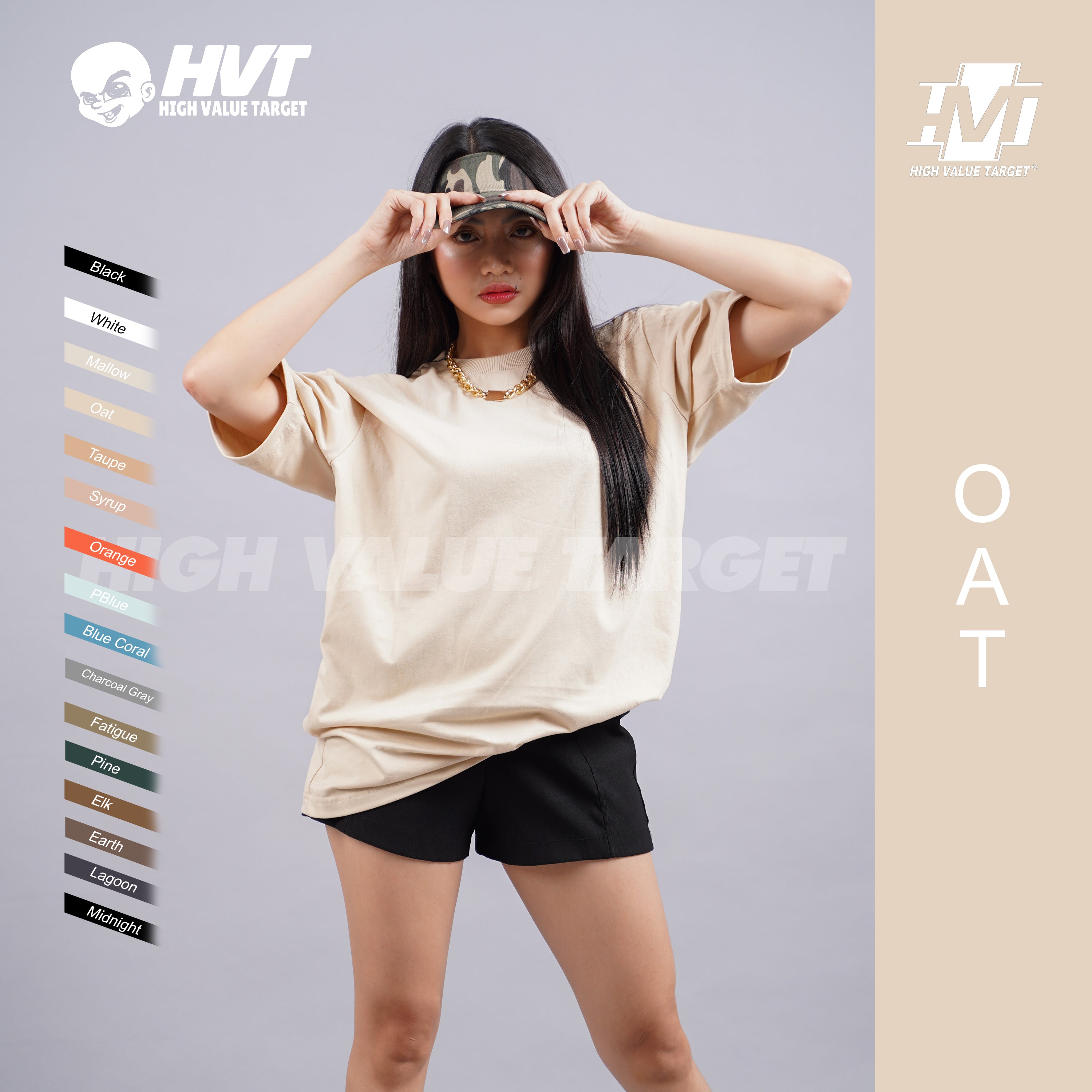 Oat basic tee with relaxed fit for comfortable and stylish outfit combinations