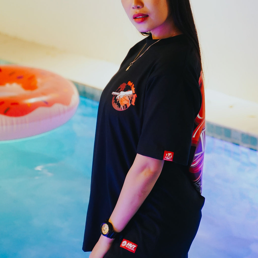 Streetwear tee with Change Oil logo and clean front design layout