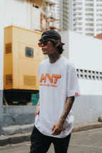 Printed shirt with HVT text design for stylish everyday outfit combinations