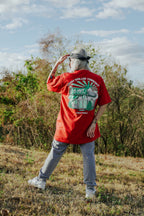 Streetwear T shirt with House of High store design and stylized plant themed visuals