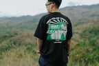 Streetwear T shirt with House of High store design and lifestyle themed visuals
